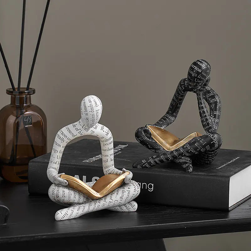Style Loft Collection Reading Is Fundamental Book End Figurines