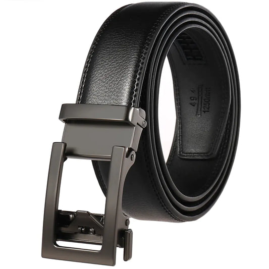 Style Loft Collection 1853 Ranch Genuine Leather Automatic Buckle Belt