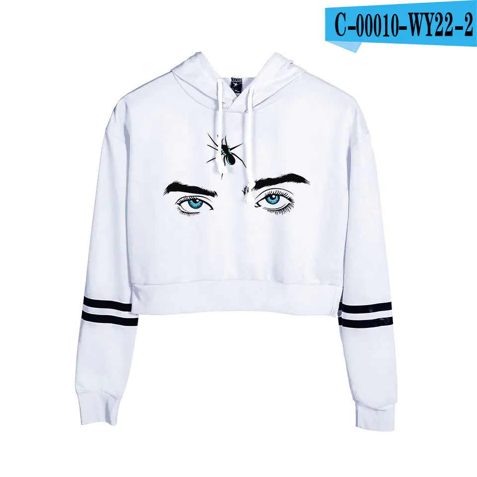 Style Loft Collection I'm Good In the Streets Hoodie Crop Top