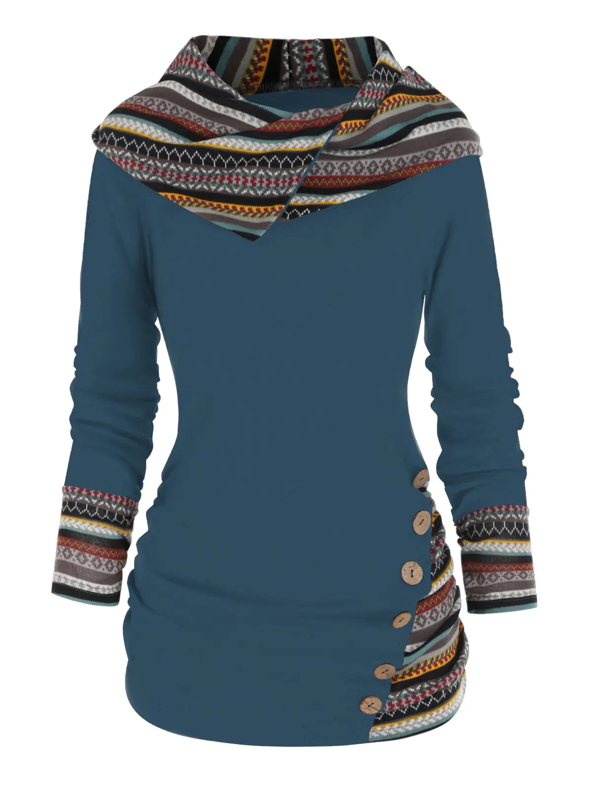 Style Loft Collection Monday Morning Meetings Knitted Long Sleeve Button-Up Top
