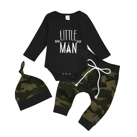 Style Loft Collection BabyStyle My Mans and Nem Long Sleeve Bodysuit and Pants Set