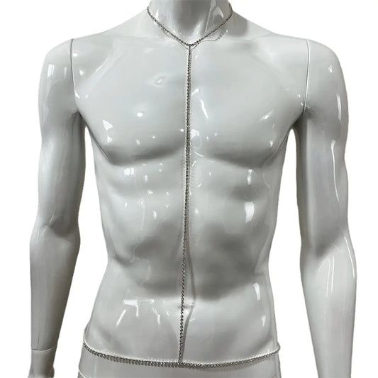 Style Loft Collection Rhinestone Bikini Chest Chain