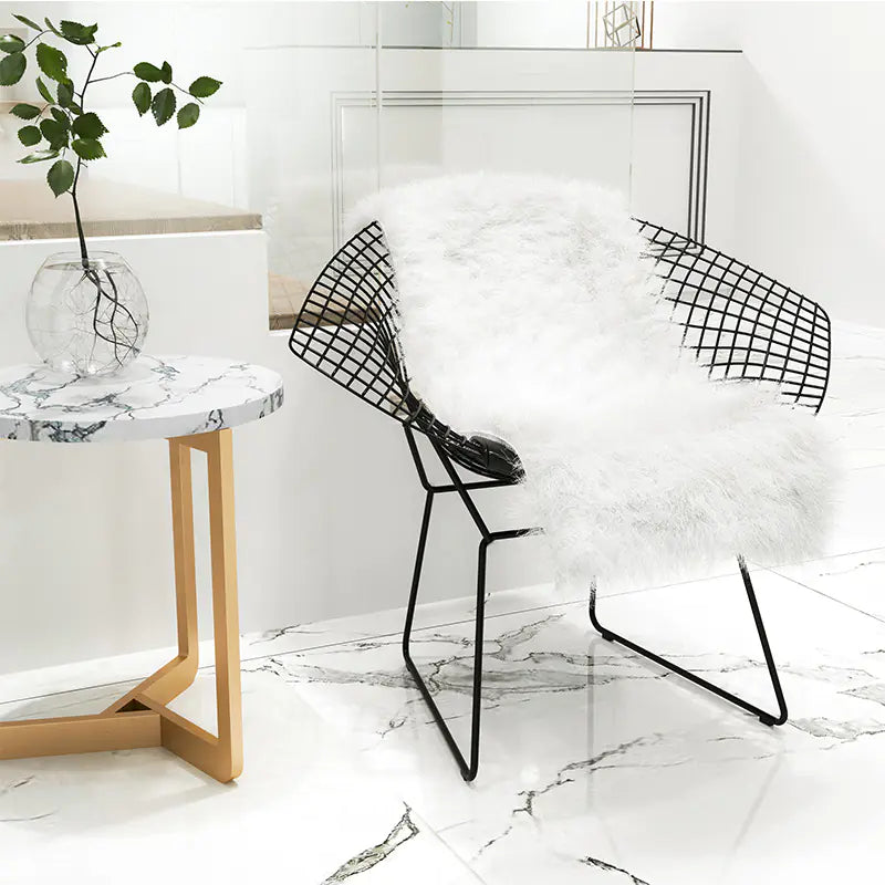Style Loft Collection Forged Iron Backrest Stool