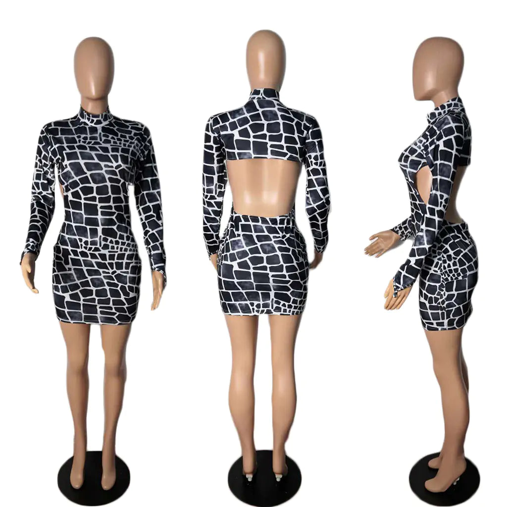 Style Loft Collection Chic Snake Print Dress