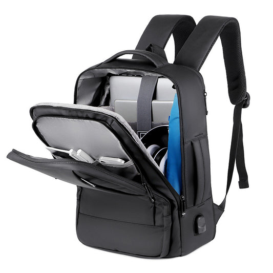 Style Loft Collection CyberStyle Etoile & Cuir Large Capacity Phone Charging Backpack