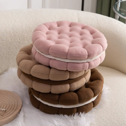 Style Loft Collection Plush Biscuit Cushions