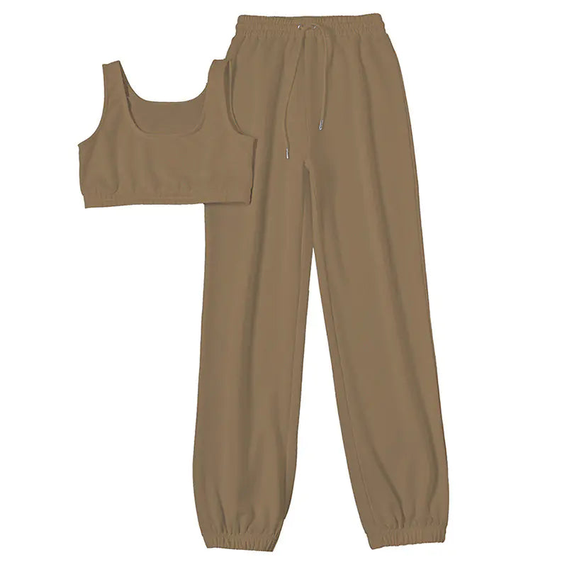 Style Loft Collection Spot Me Two-Piece Crop Top and Pants Set