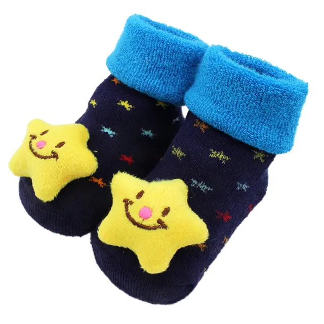 Style Loft Collection OwlStep Non-Slip Socks