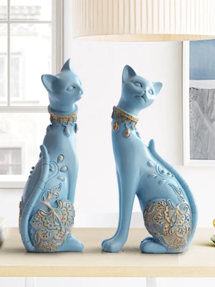 Style Loft Collection Twin Siamese Cats Figurines