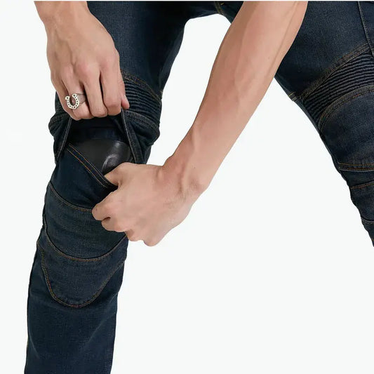 Style Loft Collection AutoStyle Drop-Resistant Multi-Pocket Biker Pants