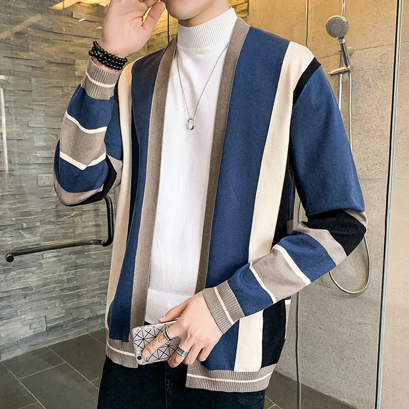 Style Loft Collection It's In My DNA Striped Knit Cardigan