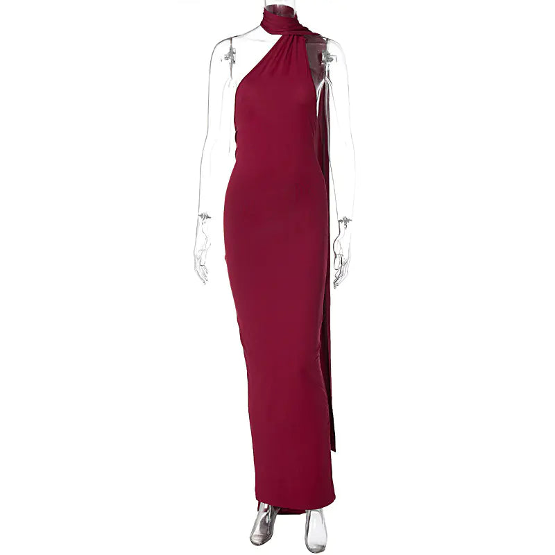 Style Loft Collection A Night In Paris Slim Backless Trailing Dress