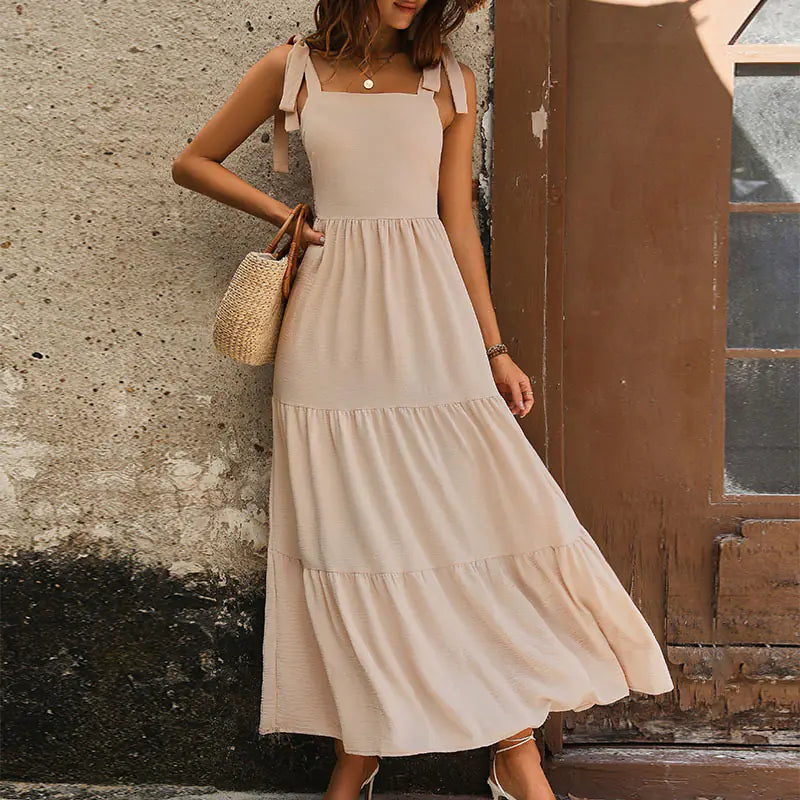 Style Loft Collection Eat Love Pray Backless Solid Dress
