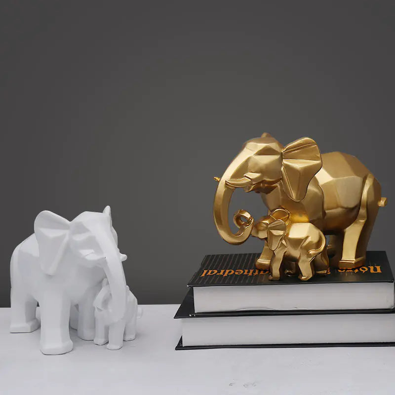 Style Loft Collection Geometric Elephant Parade Figurine