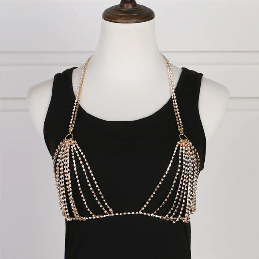 Style Loft Collection Rhinestone Bikini Body Chain Jewelry