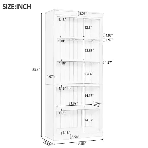 Style Loft Collection 5 Tier Bookcase