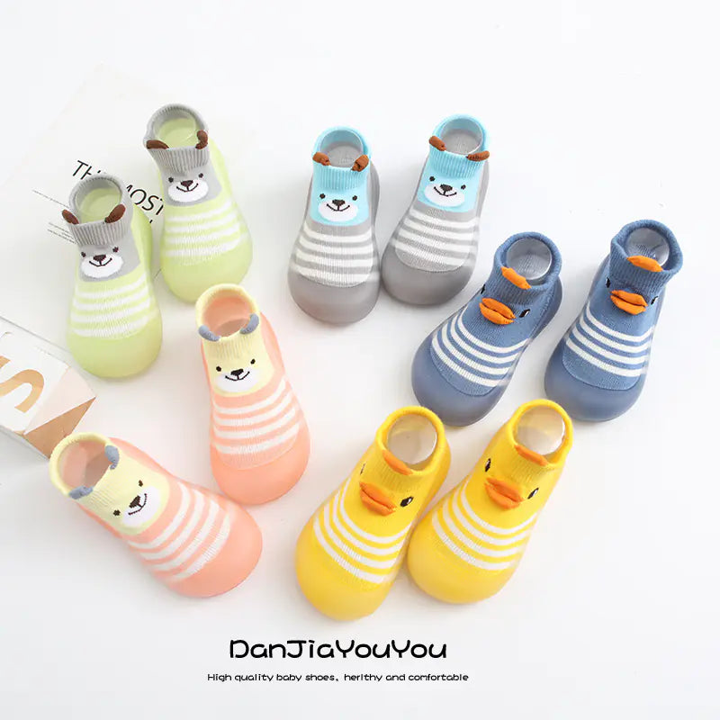 Style Loft Collection Puddle Penguin Non-Slip Baby Socks