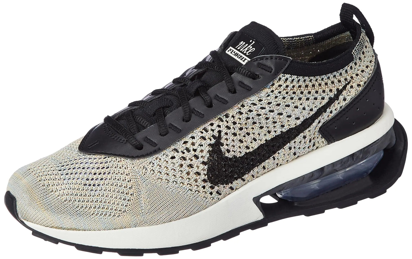 Style Loft Collection Nike Air Max Flyknit Racer Womens Shoes, Taupe and Black