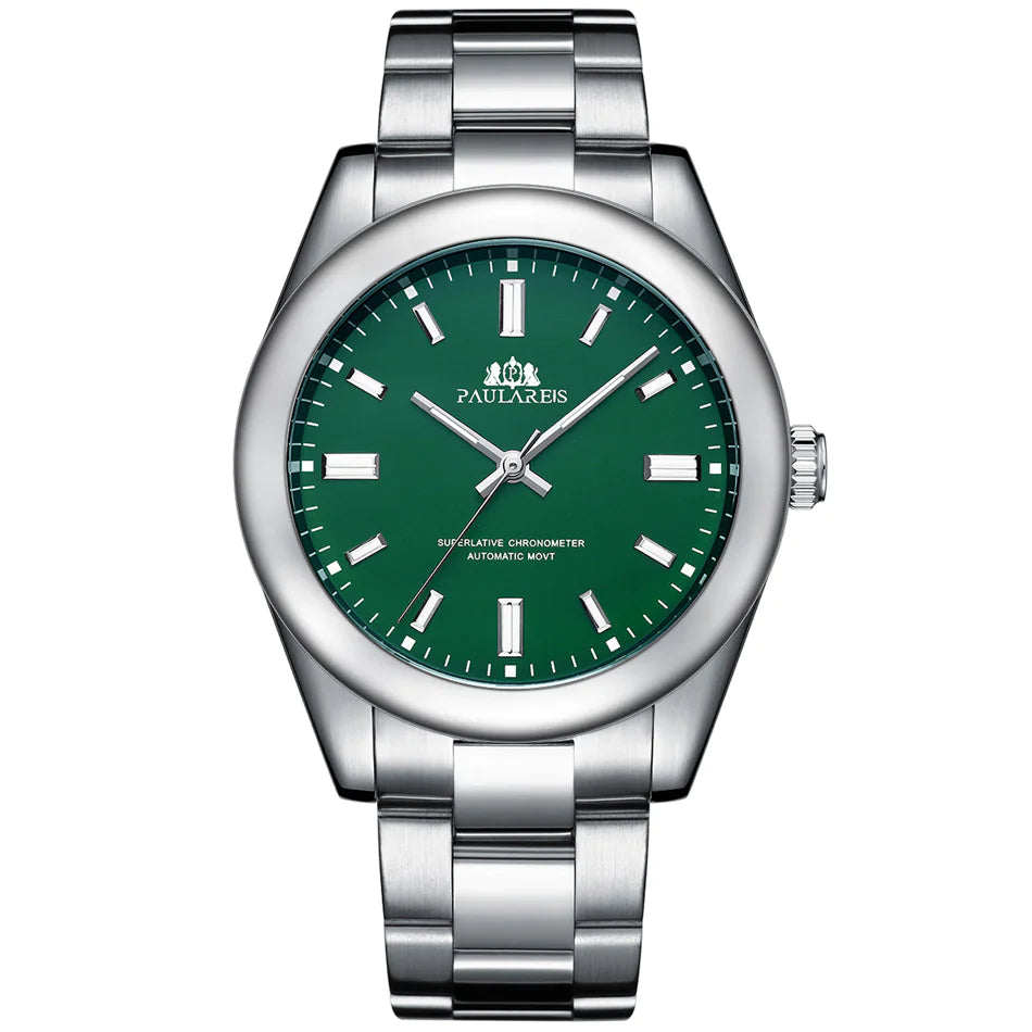Style Loft Collection One For Every Day Of The Week Automatic Mechanical Luminous Steel Band Watches