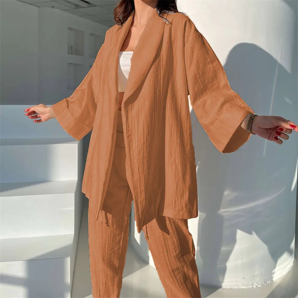 Style Loft Collection Weekend in Dubai Two-Piece Solid Set