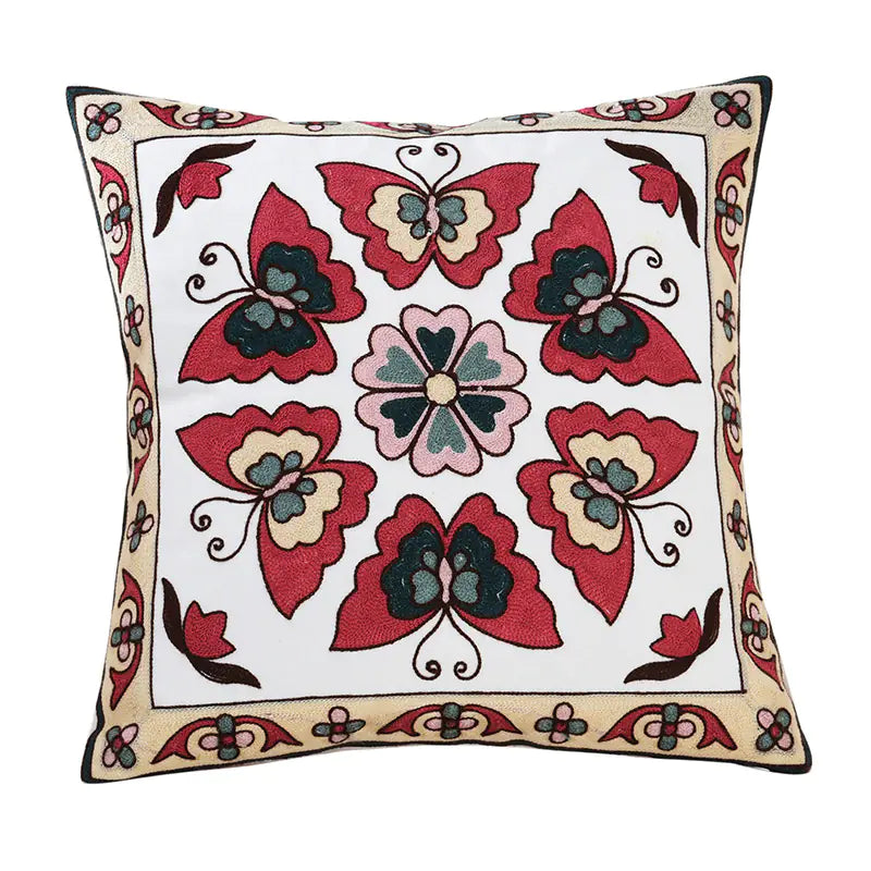 Style Loft Collection Embroidered Floral Cushion Covers