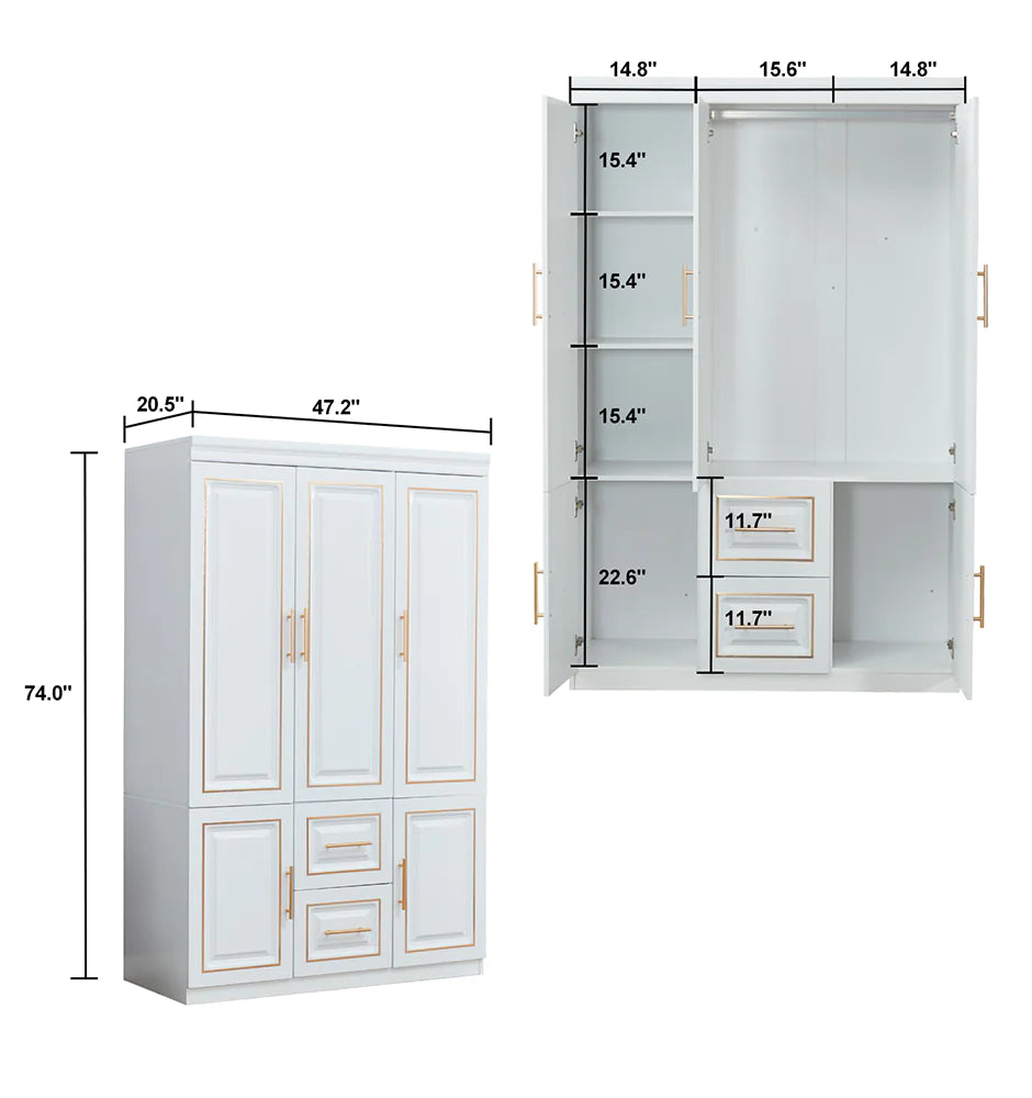 Style Loft Collection Armoire Wardrobe