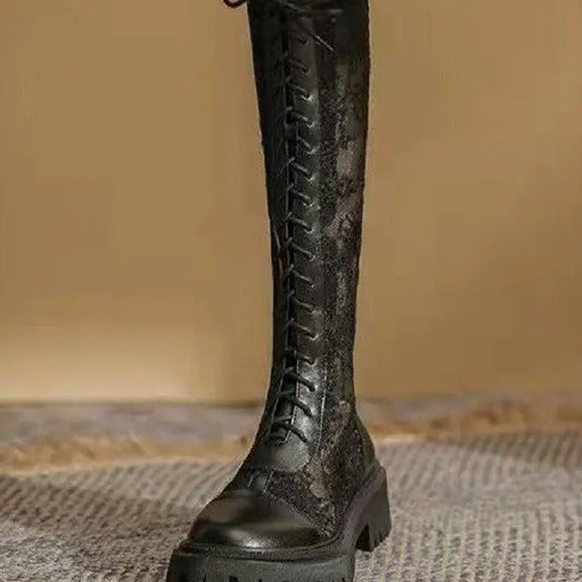 Style Loft Collection Floral Artist Knee High Boots