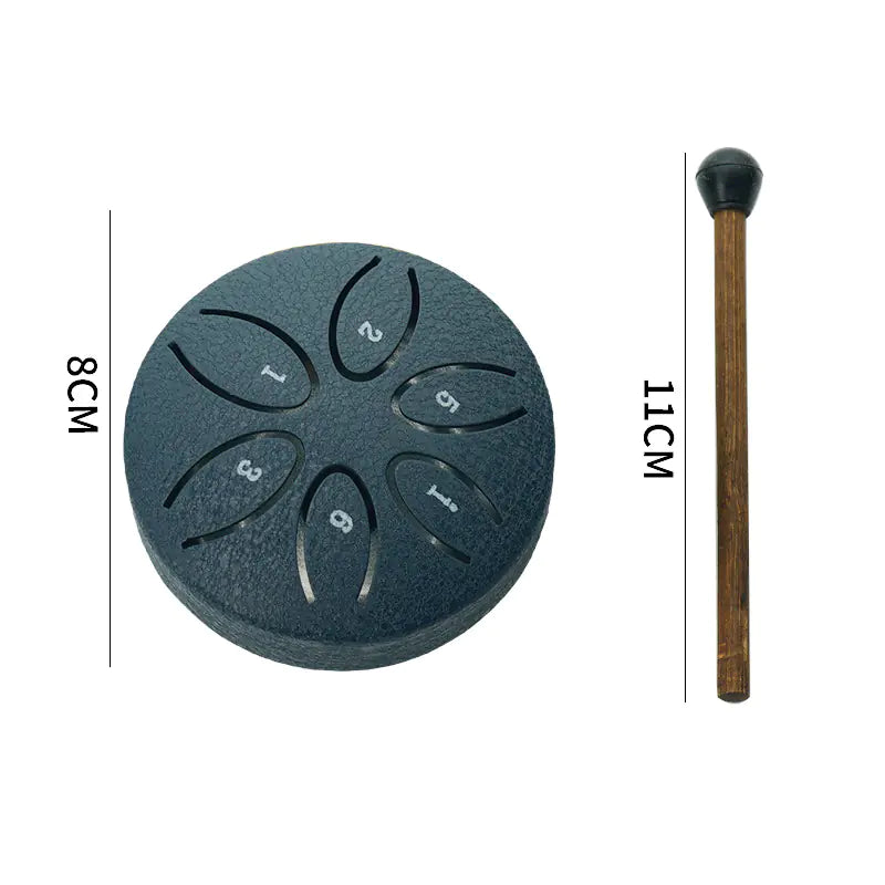 Style Loft Collection StudioStyle 3-Inch Etheral Steel Tongue 6 Note Mini-Drum