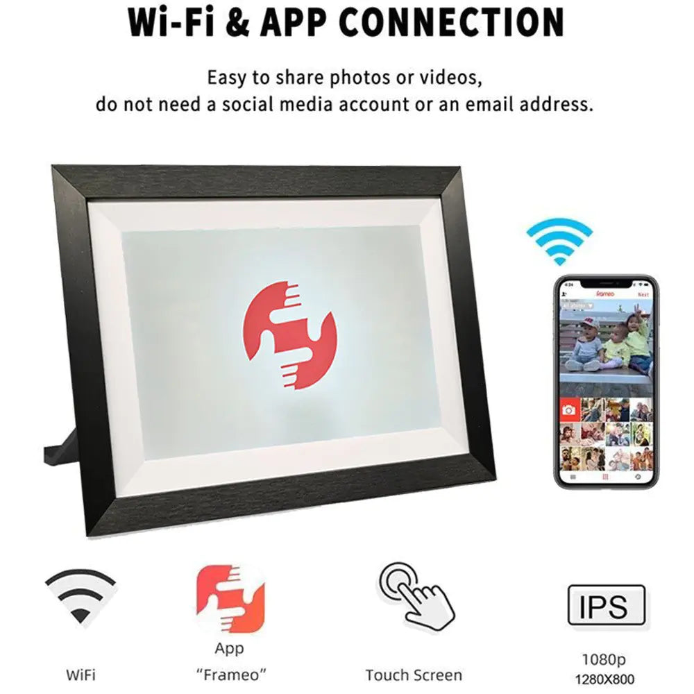 Style Loft Collection StyleTech 10.1 Inch Touchscreen Smart Wifi Video and Picture Frame
