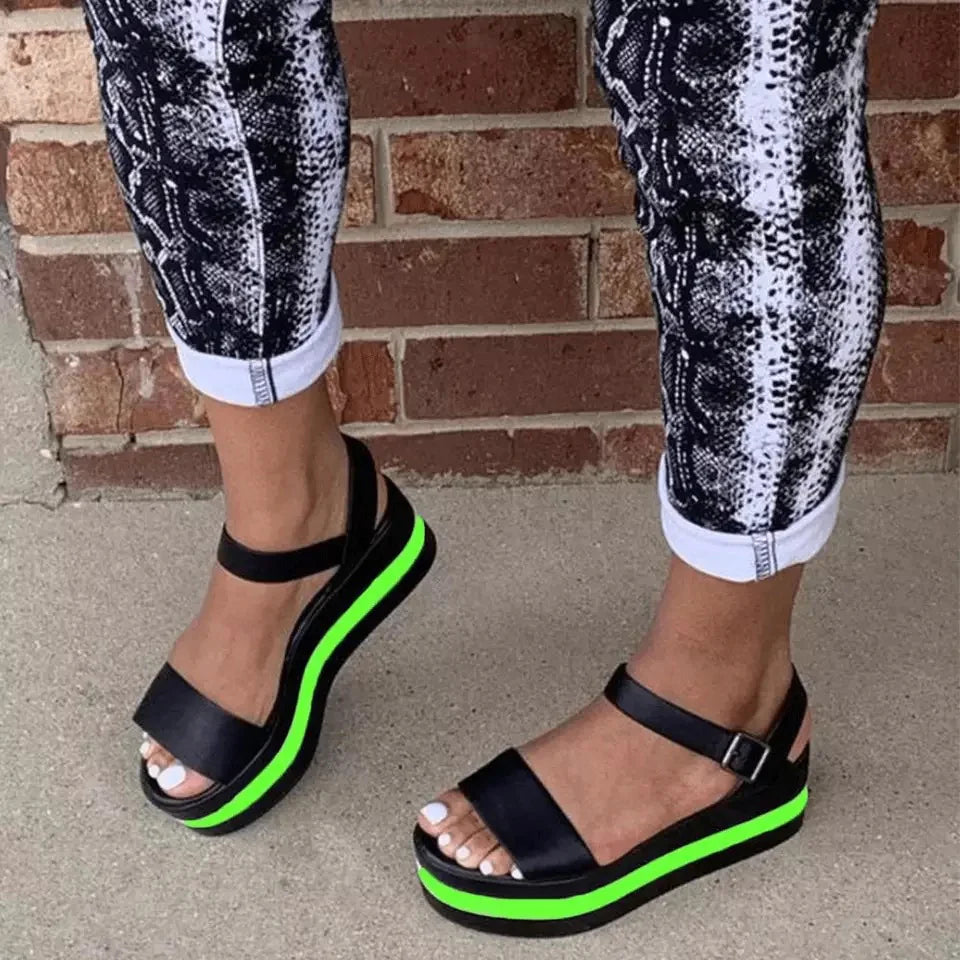 Style Loft Collection Neon Sole Sandals