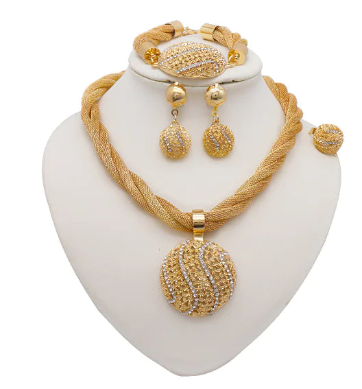 Style Loft Collection Golden African x Dubai Jewelry Set