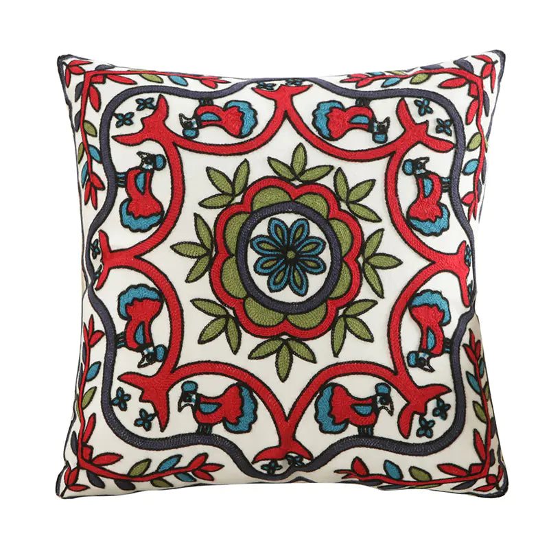 Style Loft Collection Embroidered Floral Cushion Covers