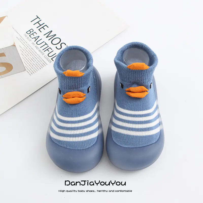 Style Loft Collection Puddle Penguin Non-Slip Baby Socks