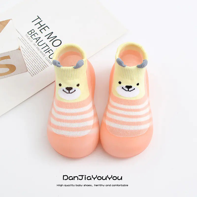 Style Loft Collection Puddle Penguin Non-Slip Baby Socks