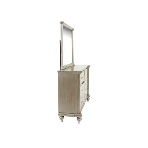 Style Loft Collection Antique Champagne Dresser and Mirror