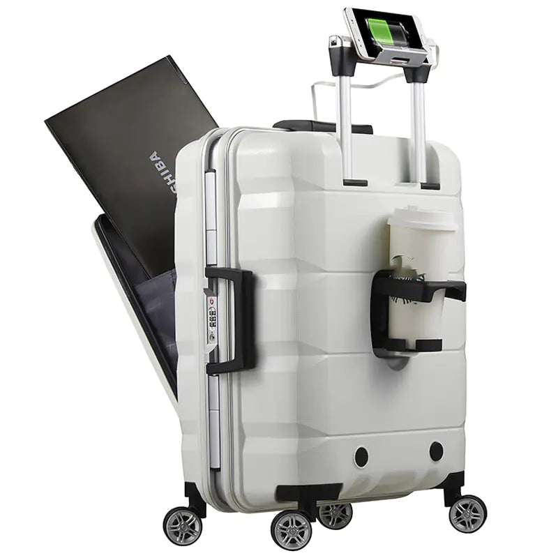 Style Loft Collection TravelStyle NoirTrek Multifunctional Aluminum Luggage