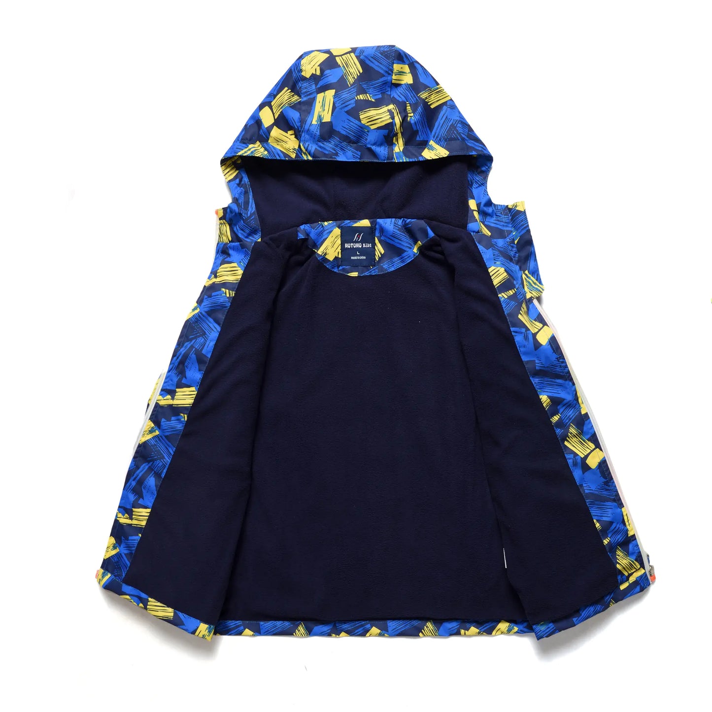 Style Loft Collection Abstract Artistry Waterproof Windbreaker Jacket