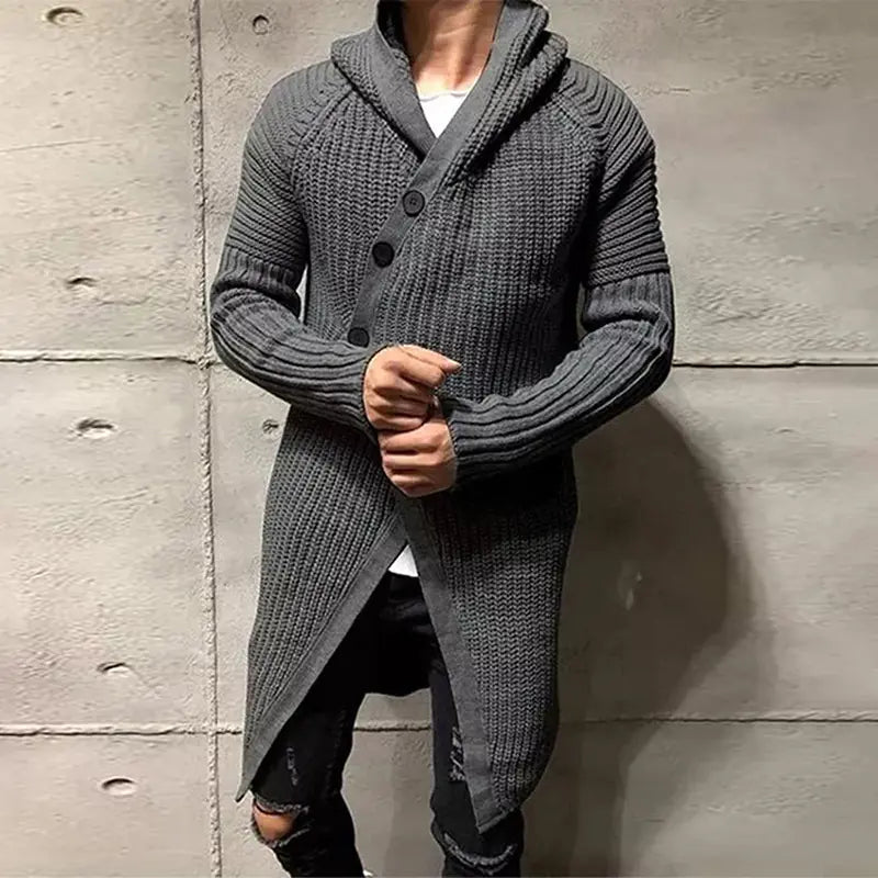 Style Loft Collection What You Trying To Do For Me Baby Long Knitted Hooded Cardigan Sweater
