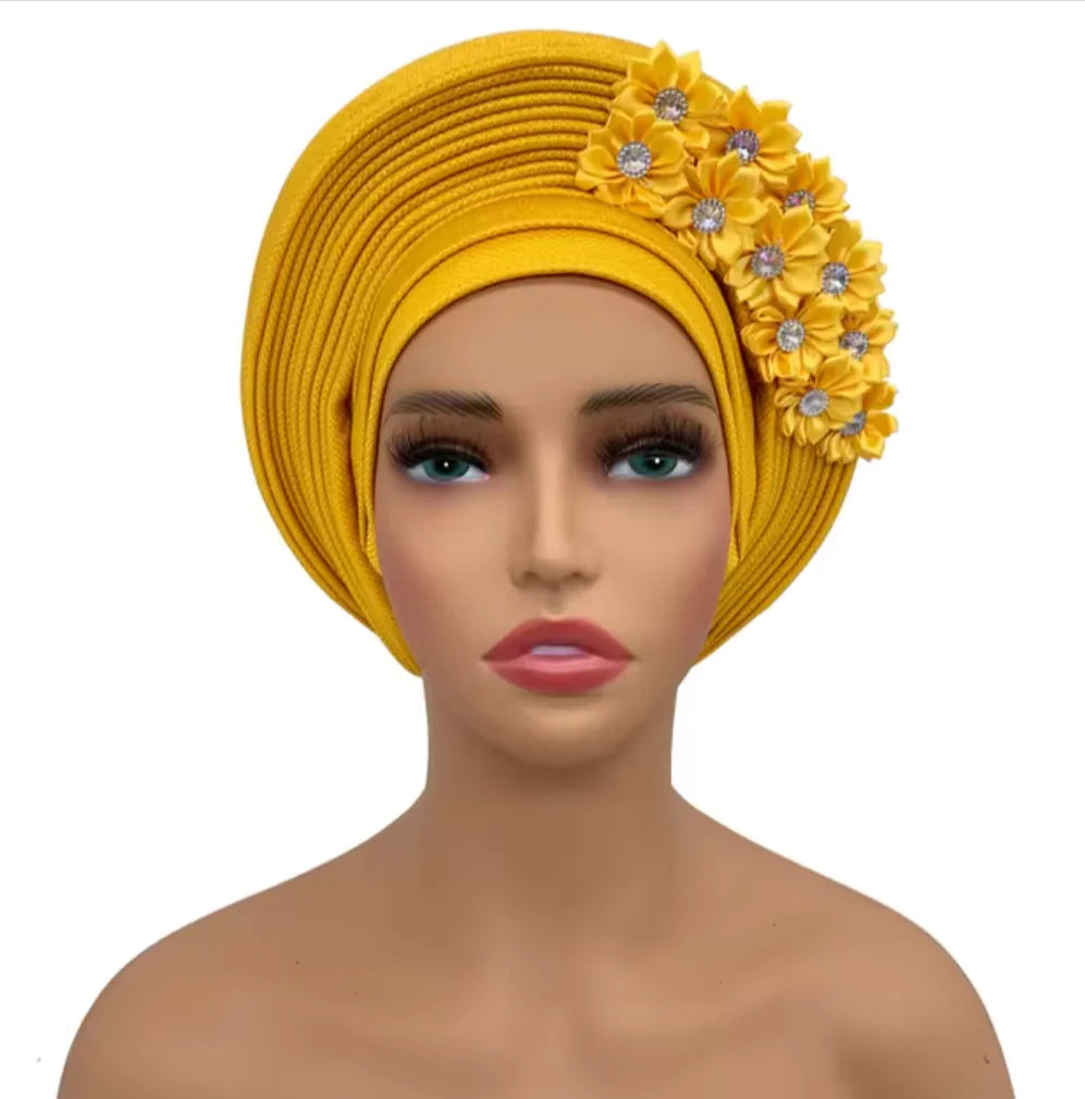 Style Loft Collection Elegant Floral African Turbans