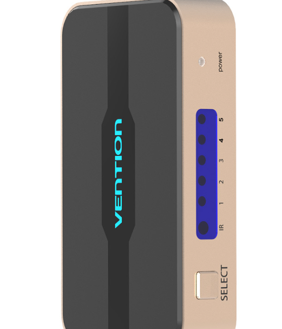 Style Loft Collection StyleTech 4K Ultra HD 5-in-1 HDMI Remote Control Switcher