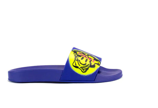 Style Loft Collection x Versace Gomma St. Medusa Smile Lapis Lazuli Lime Pool Slides