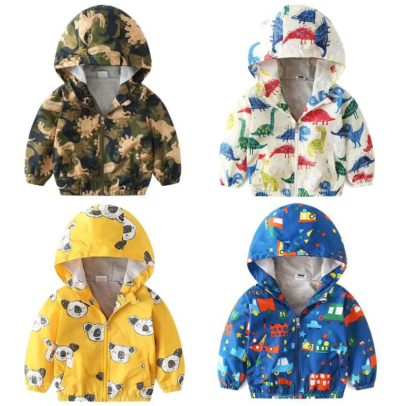 Style Loft Collection Everyday Is Funday Hooded Windbreaker Jacket