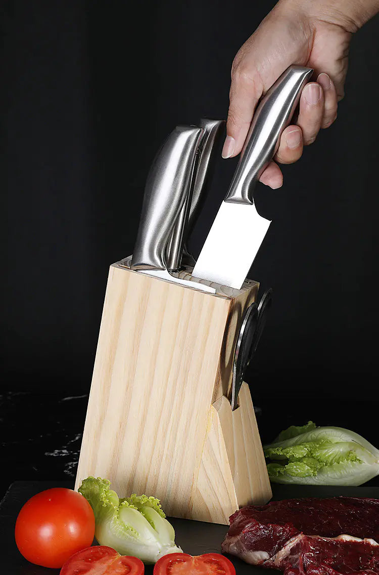 Style Loft Collection KitchenStyle Stainless Steel 6 Piece Knife Set
