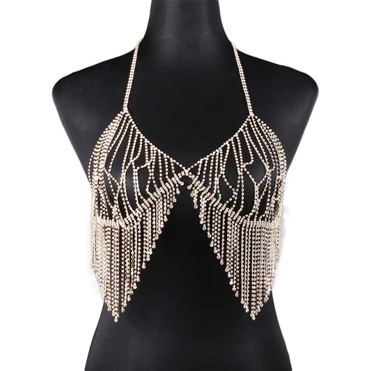 Style Loft Collection Rhinestone Tassel Body Jewelry