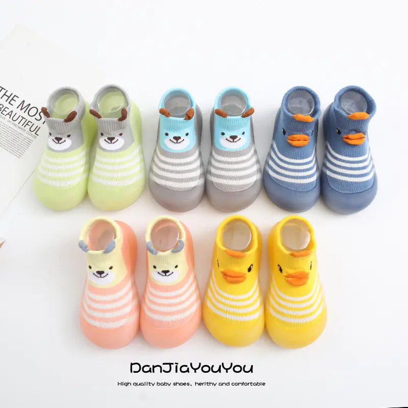 Style Loft Collection Puddle Penguin Non-Slip Baby Socks
