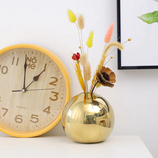 Style Loft Collection Electroplated Ceramic Gold Vase