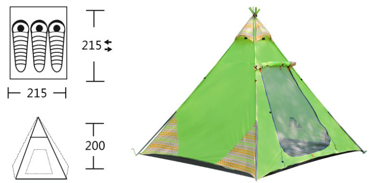 Style Loft Collection OutdoorStyle Ascen All-Weather 3-Person Adventure Tent