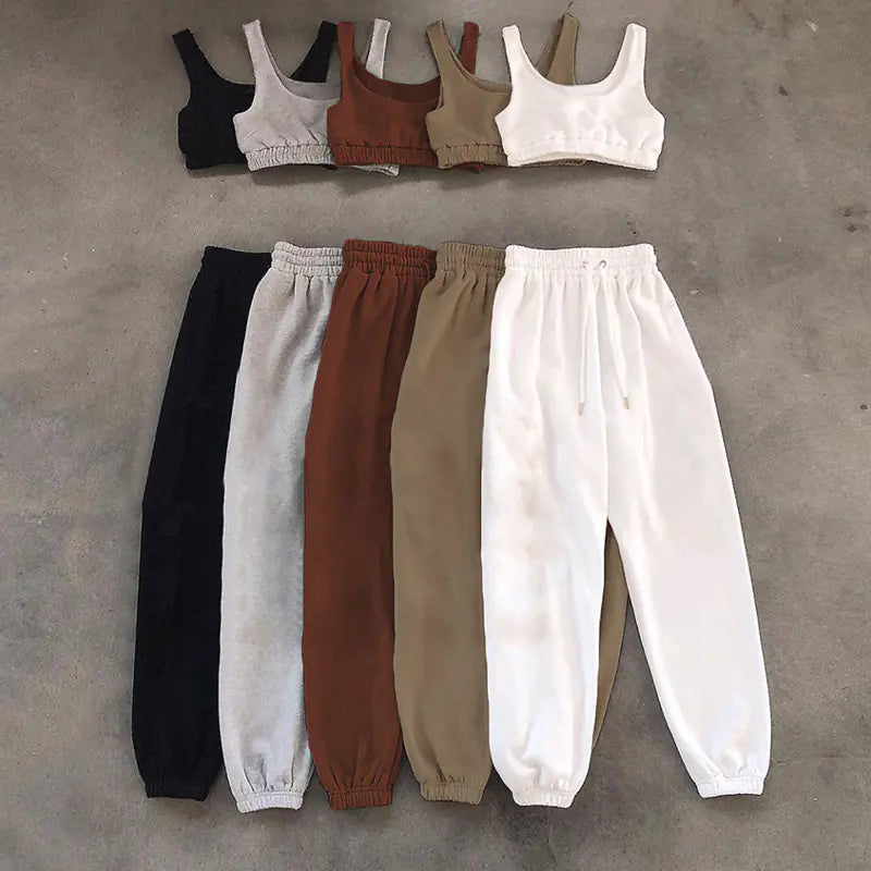 Style Loft Collection Spot Me Two-Piece Crop Top and Pants Set