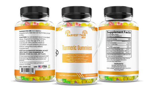 Style Loft Collection Turmeric Gummies for Digestion, Weight Loss, Memory, and Blood Pressure
