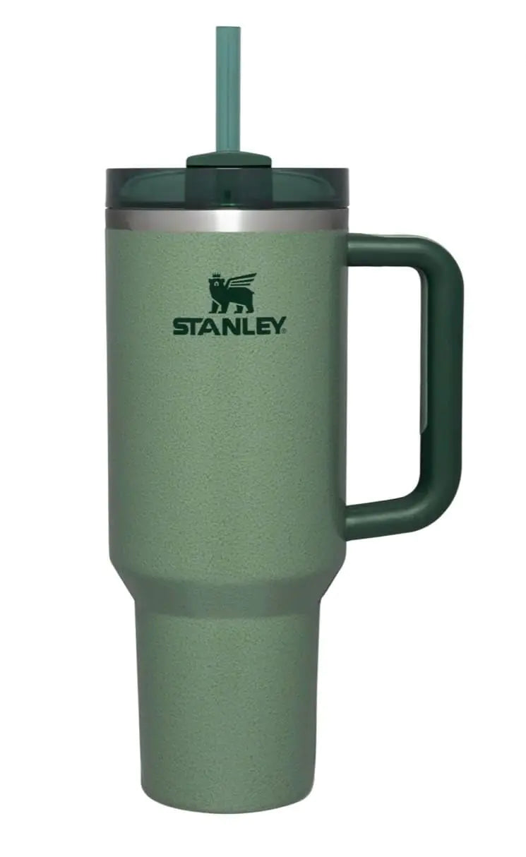STANLEY THE QUENCHER H2.0 FLOWSTATE TUMBLER | 40 OZ HAMMERTONE GREEN LIMITED EDITION by Style Loft Collection